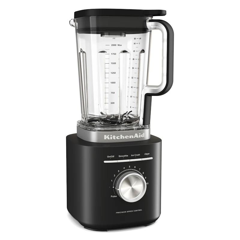Pure Power Blender Med plastkanne 2 L, Matt Sort