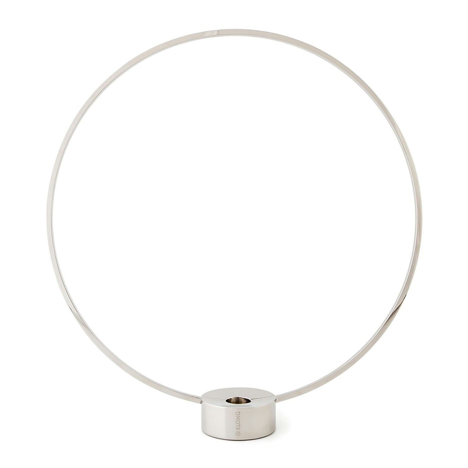 Klong Gloria Telysholder 34 Cm  -  Lysestaker Nikkel Nickel - 31402