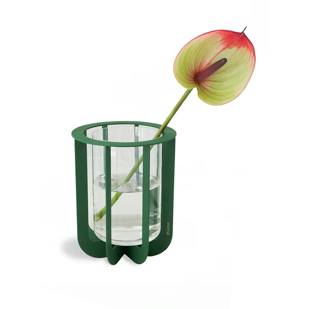 Klong Jazz Vase  -  Vaser Rustfritt St&aring;l Gr&oslash;nn - 30113