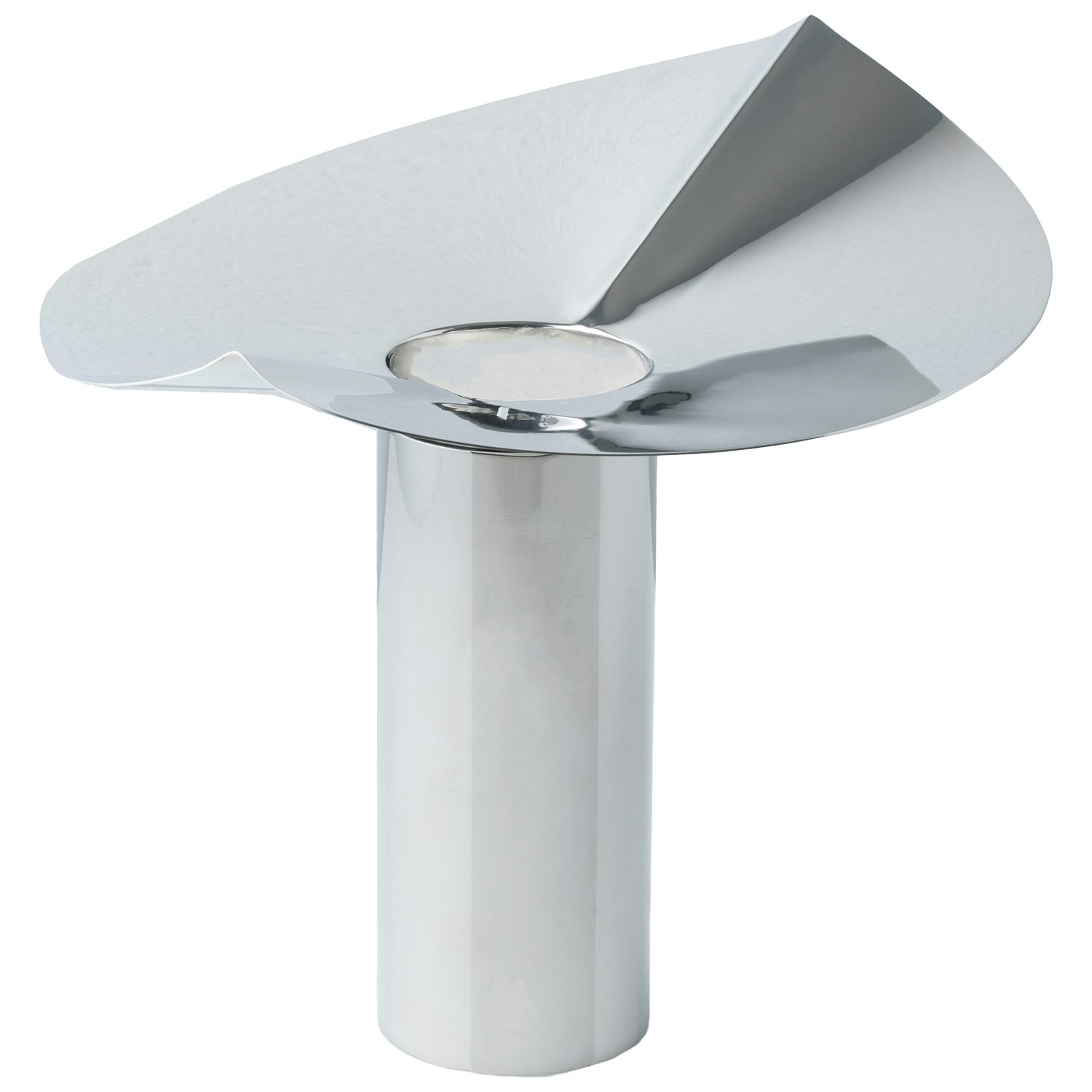 Klong Leaf Lyslykte / Vase Rustfritt  -  Lysestaker St&aring;l - 30535