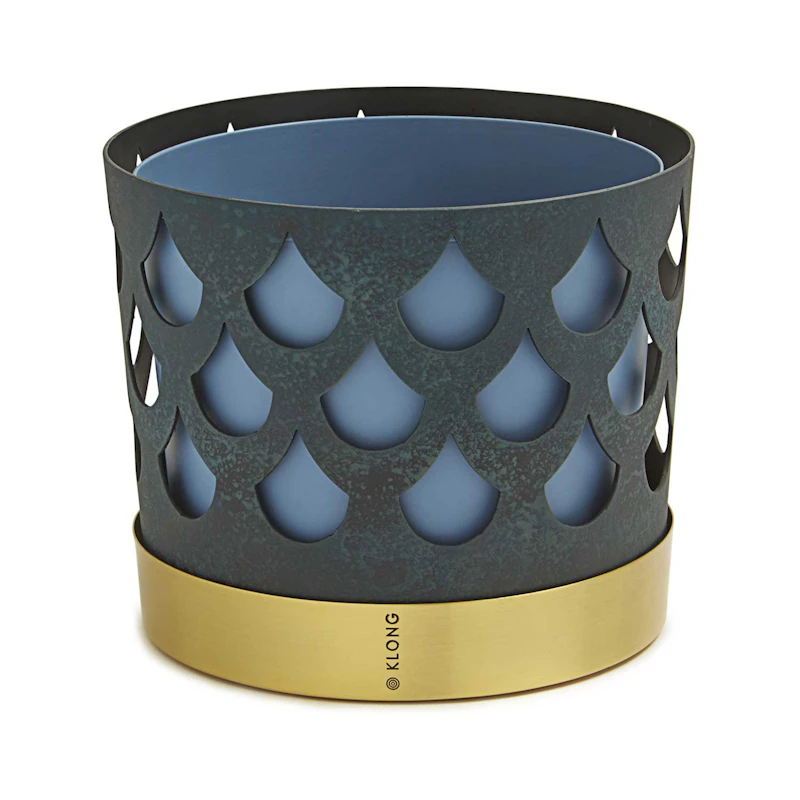 Trio Pot Krukke Mellom Drop, Blå