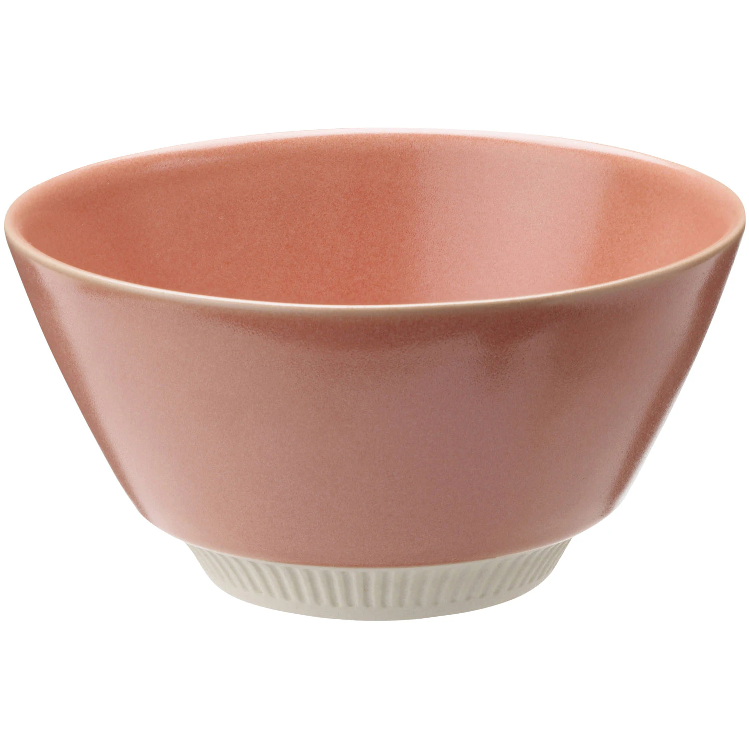 Knabstrup Keramik Colorit Sk&aring;l &Oslash;14 Cm Farget -  Kaffekopper Stengods Korall - K1273
