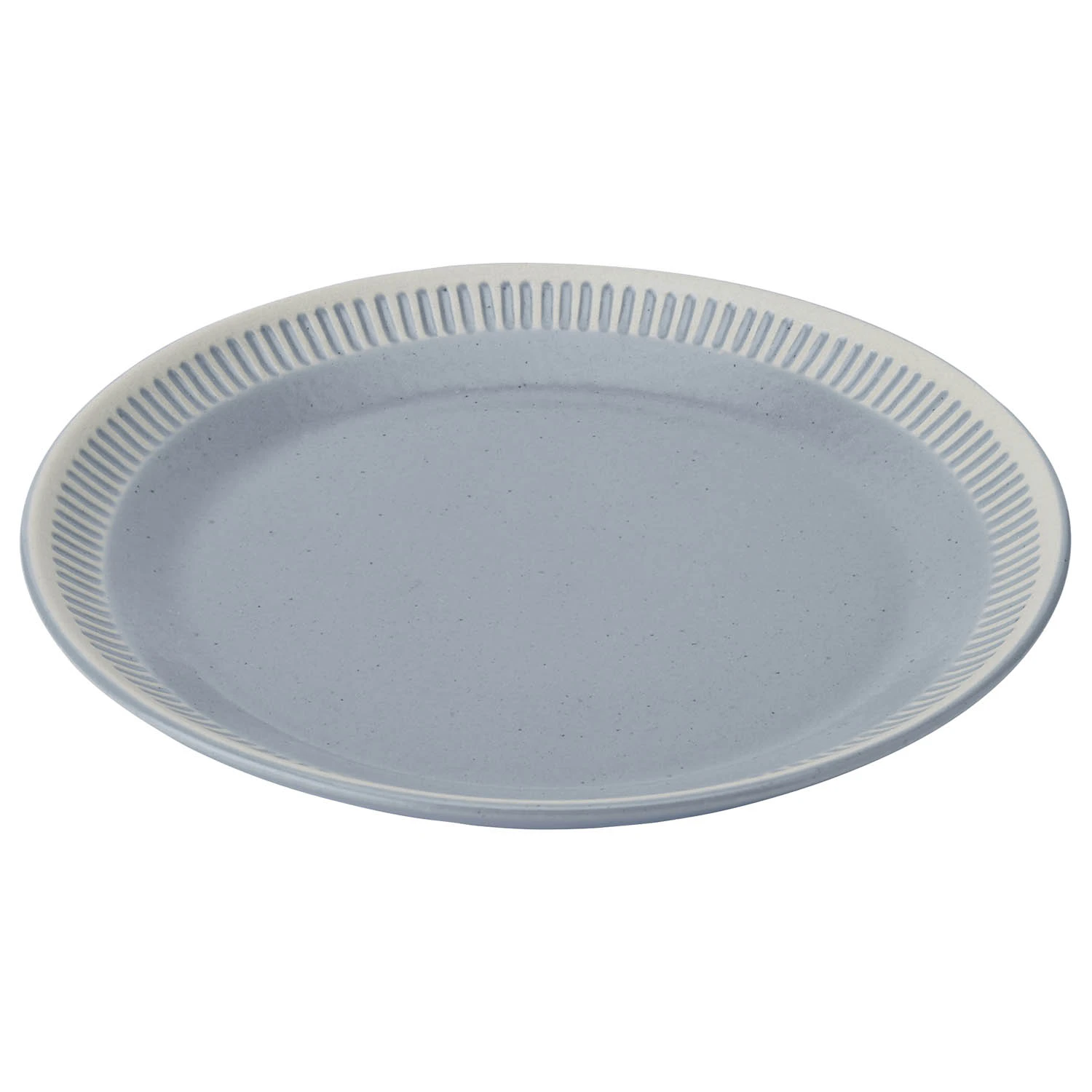 Knabstrup Keramik Colorit Tallerken 22 Cm M&oslash;rkegr&aring; -  Tallerkener Stengods M&oslash;rk Gr&aring; - K1400-6