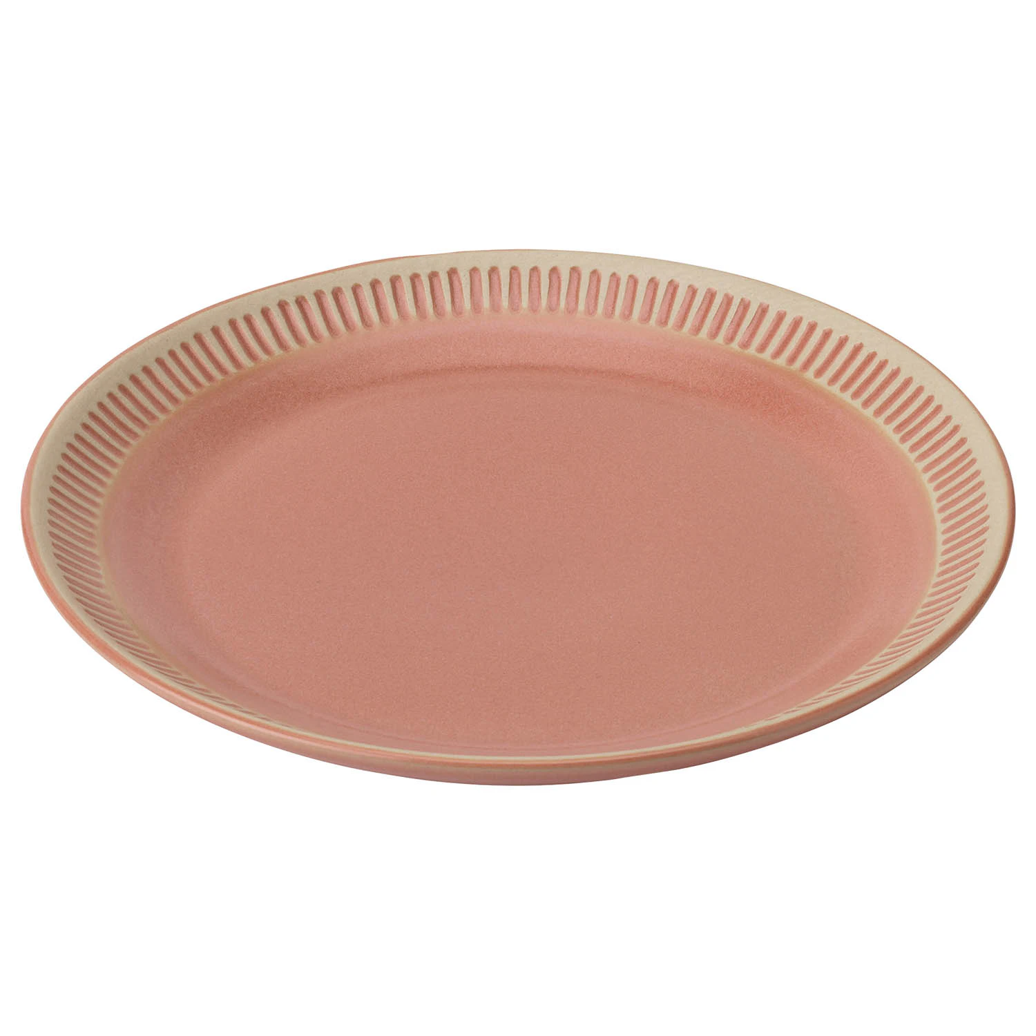 Knabstrup Keramik Colorit Tallerken 27 Cm Farget -  Tallerkener Stengods Korall - K1401-3