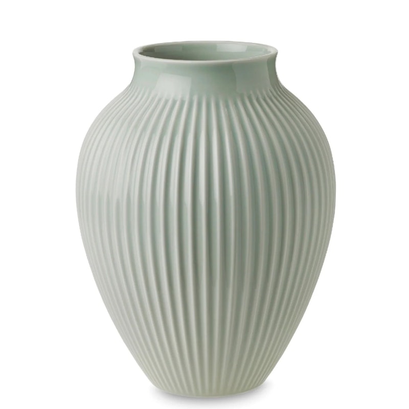 Vase Profilert 27 cm, Mint Green