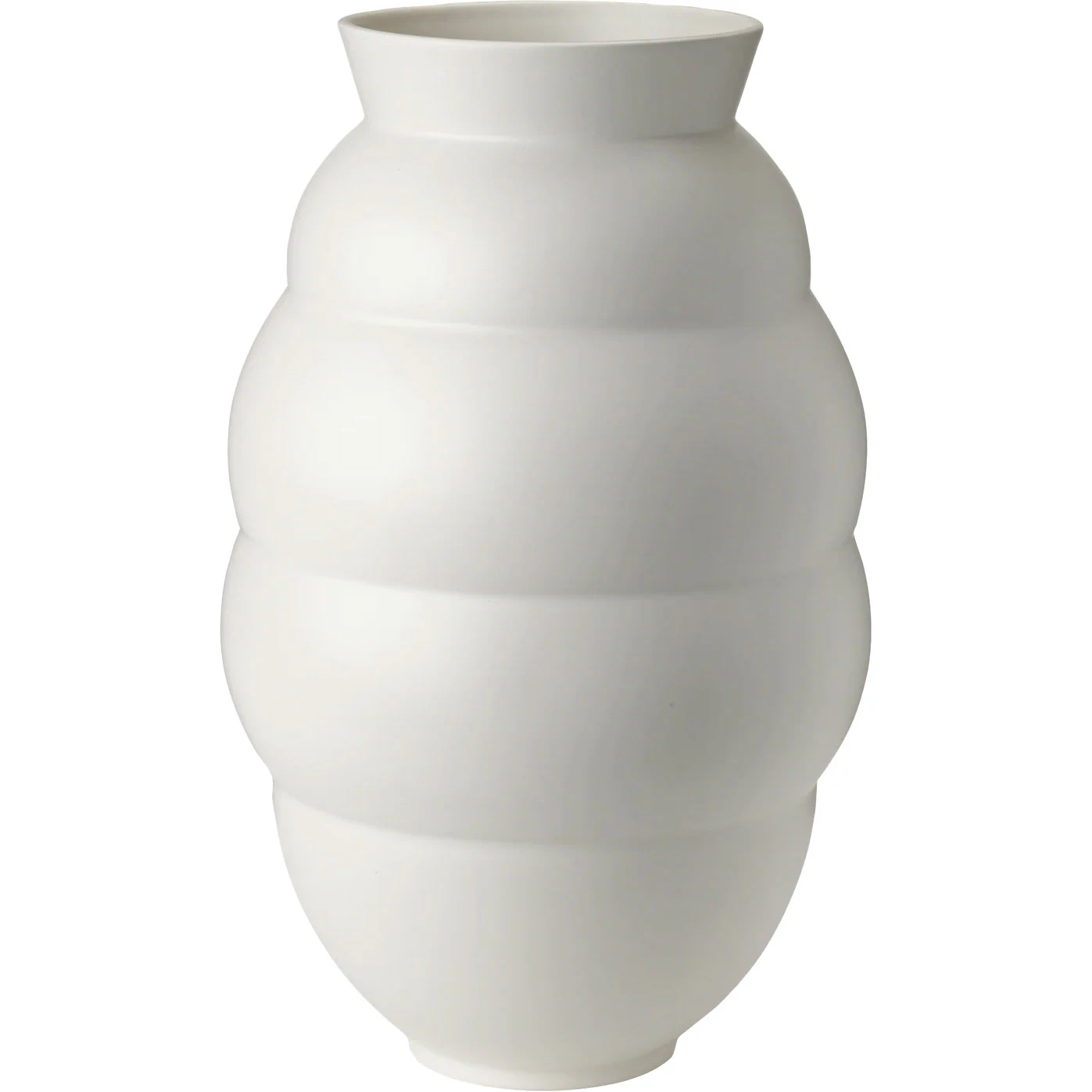 Knabstrup Keramik Tortus Archie No5 Vase 41,5 Cm  -  Vaser Keramikk Hvit - K1574