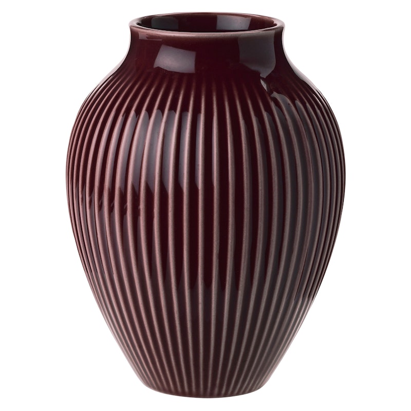 Vase Profilert 12,5 cm, Ripple Berry