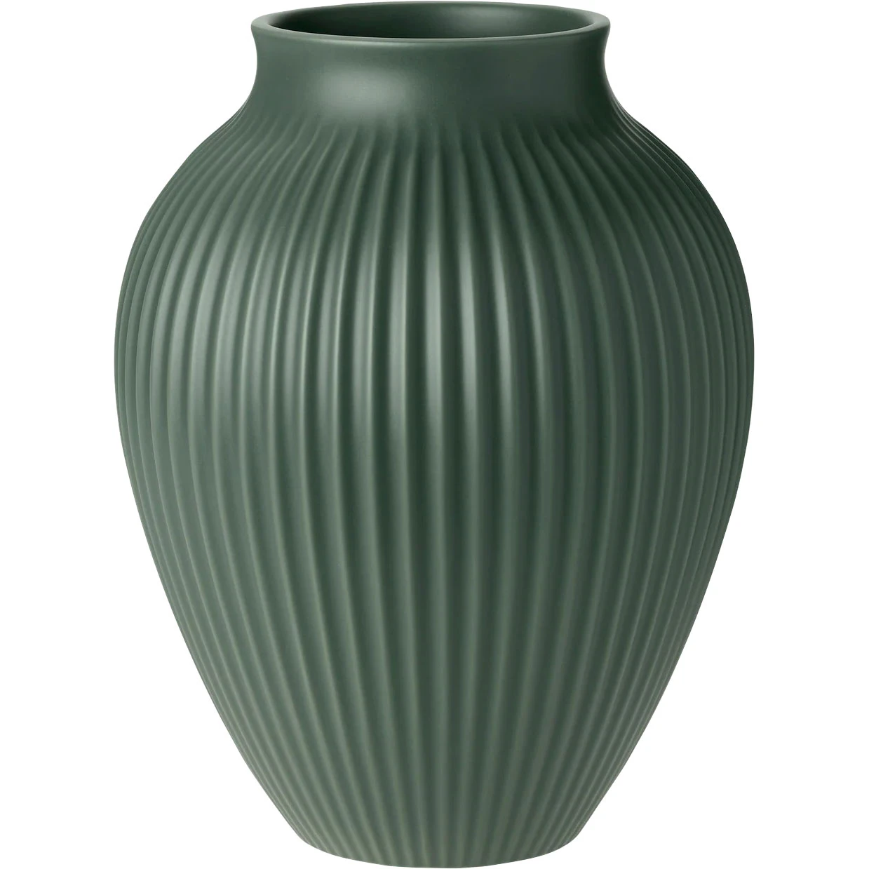 Knabstrup Keramik Vase Profilert 27 Cm  Green -  Vaser Keramikk Celadon - K1234-5