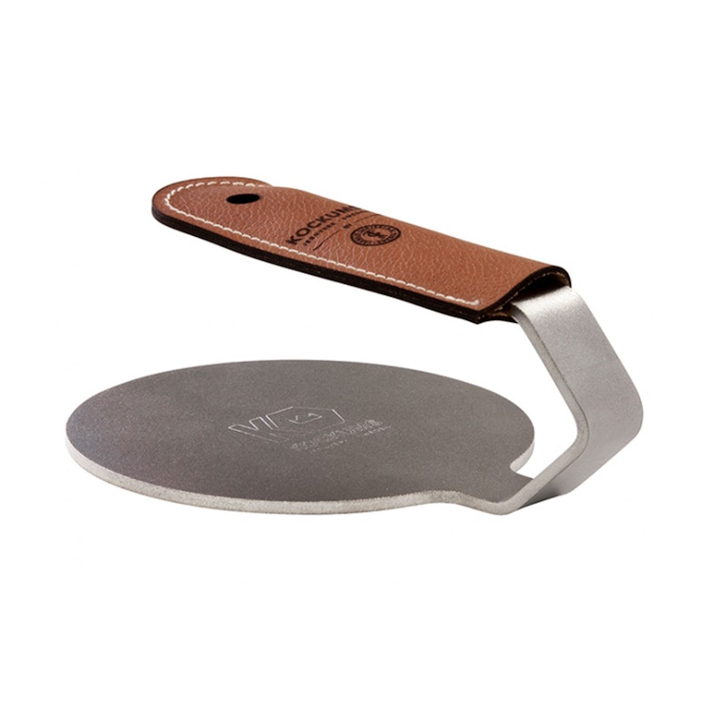 Grillpress med Håndtak I Tärnsjö-lær