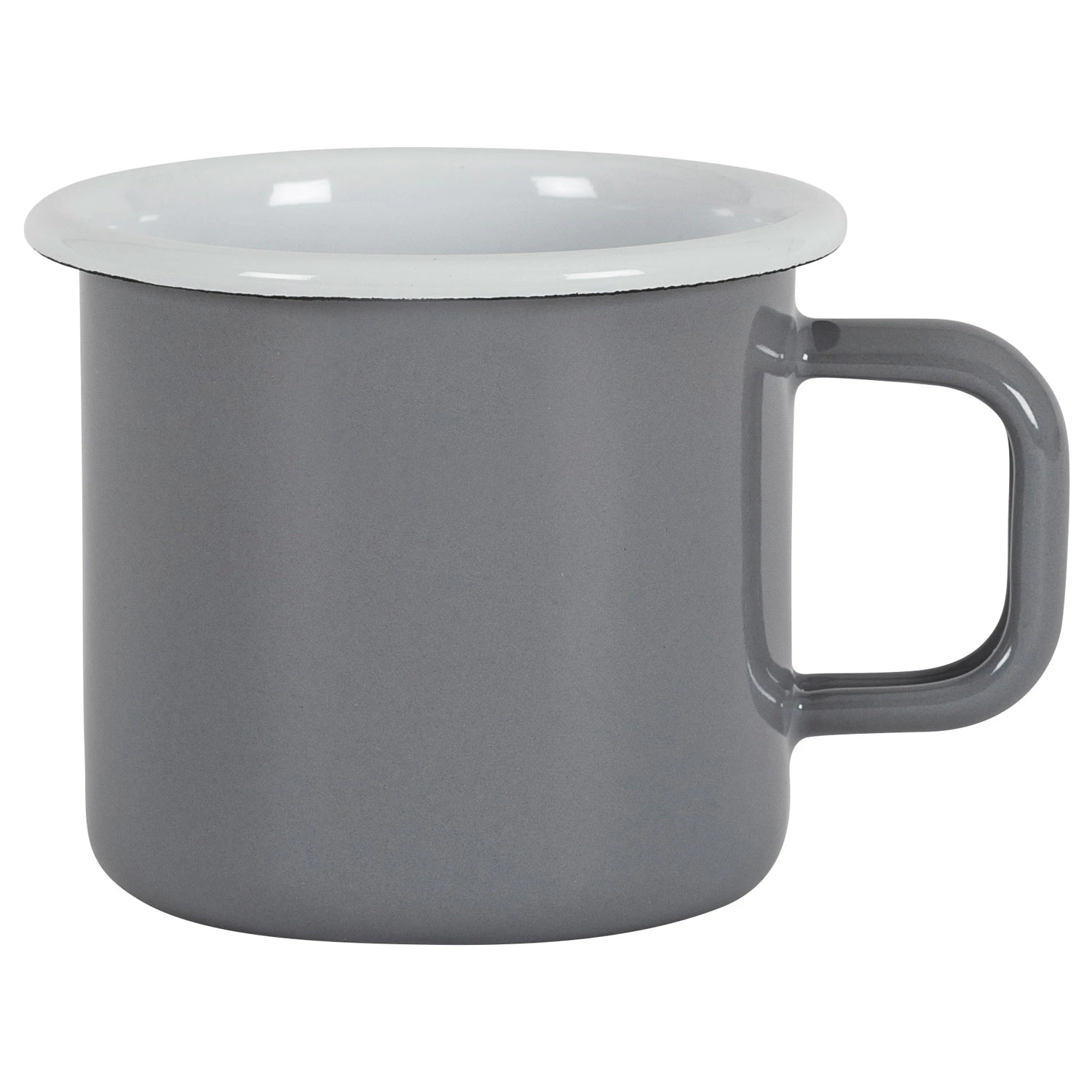 Kockums Jernverk Krus 8 Cm  -  Kaffekopper St&aring;l Gr&aring; - MUG-003