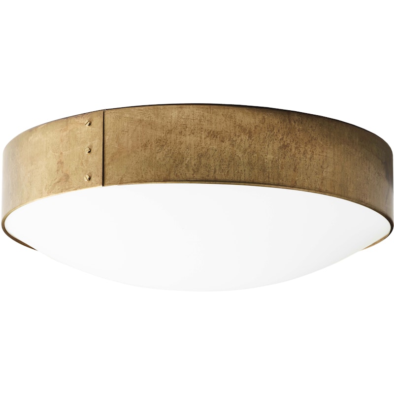 Svep Plafond 45 cm, Rå Messing