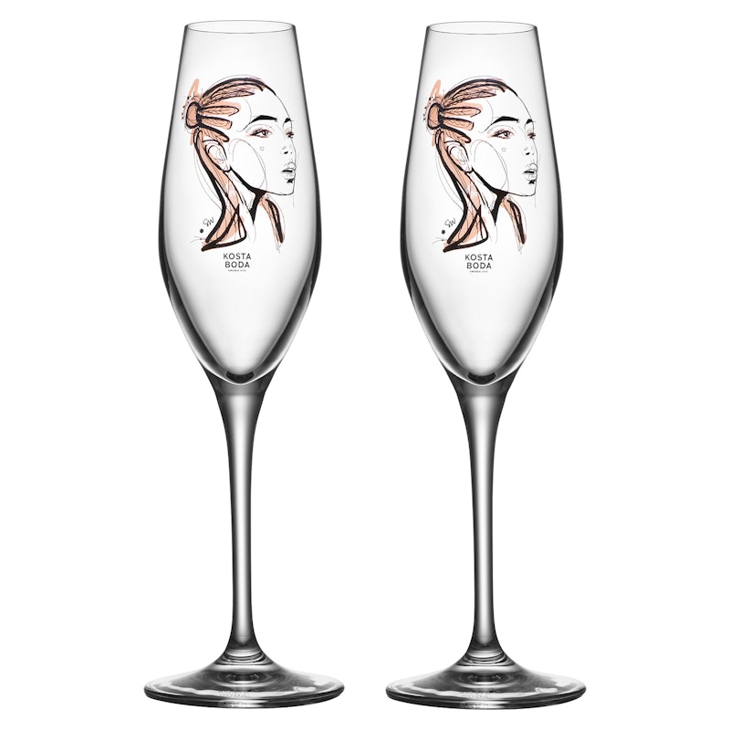 All About You Champagneglass 23 cl  2-pk, Forever Yours