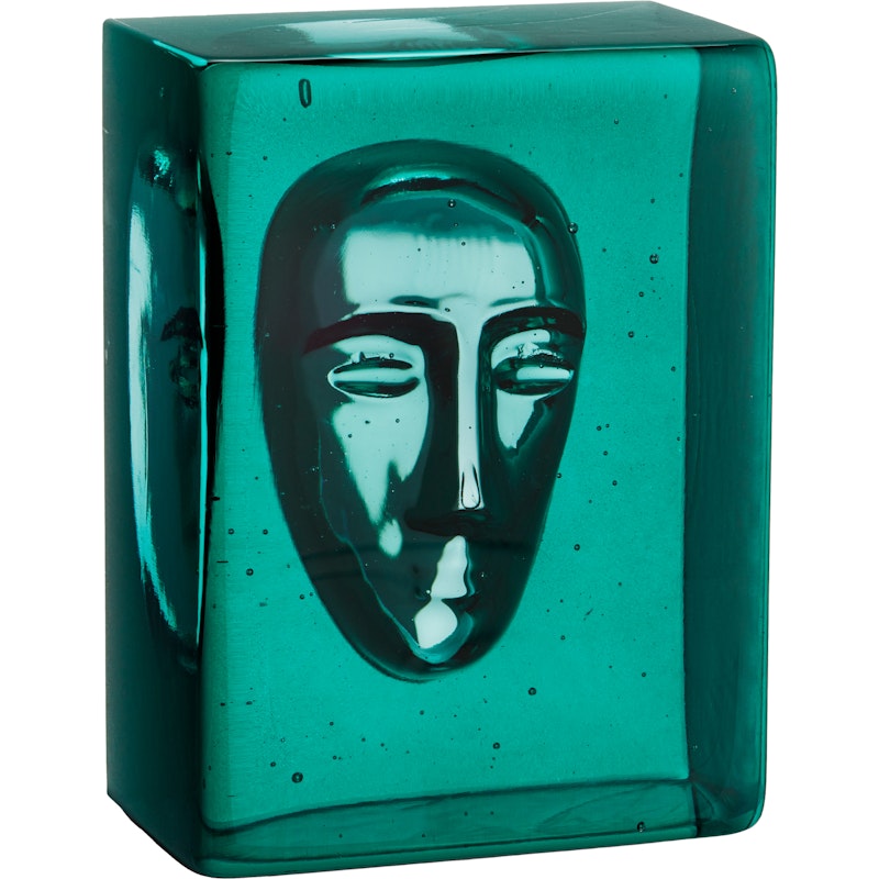 Azur Kunstglass Petrol Blue, Man