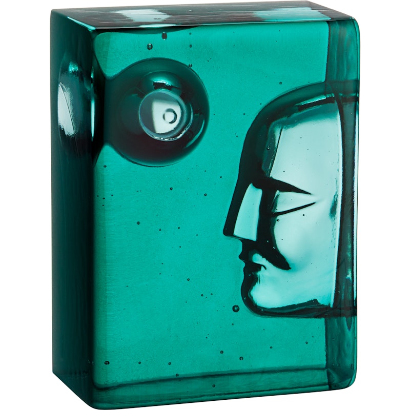 Azur Kunstglass Petrol Blue, Moon