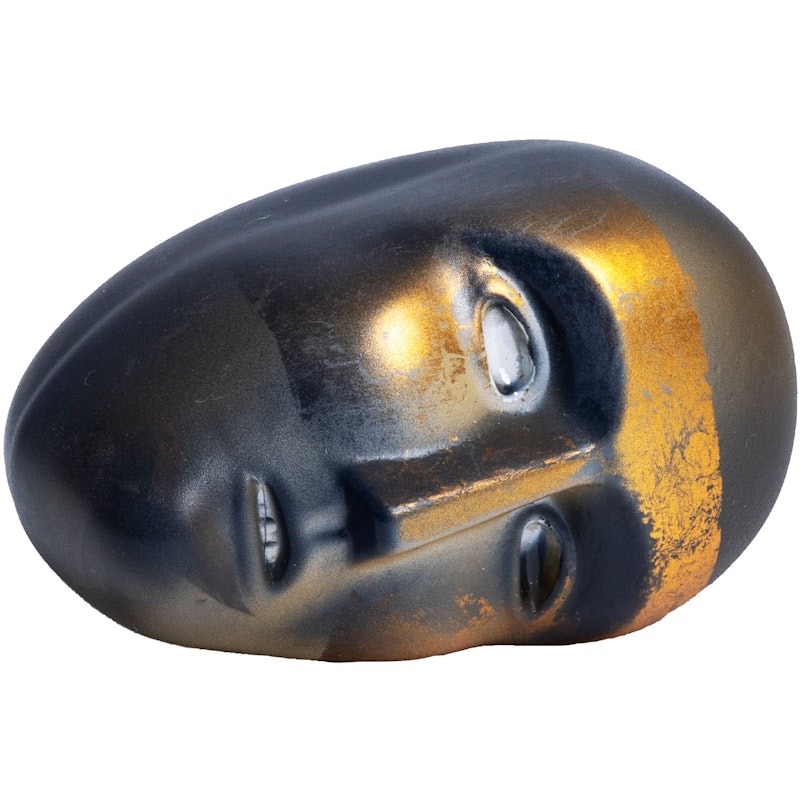 Brains Kunstglass You Exist; Here And Now, Amber / Blå / Gull