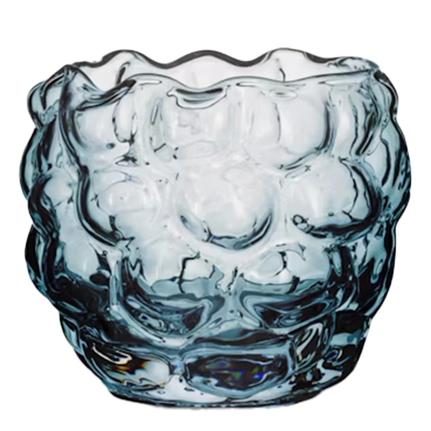 Kosta Boda Moss Lyslykte 11.5 Cm Sirkul&aelig;r -  Lysestaker Glass Circular - 7062490