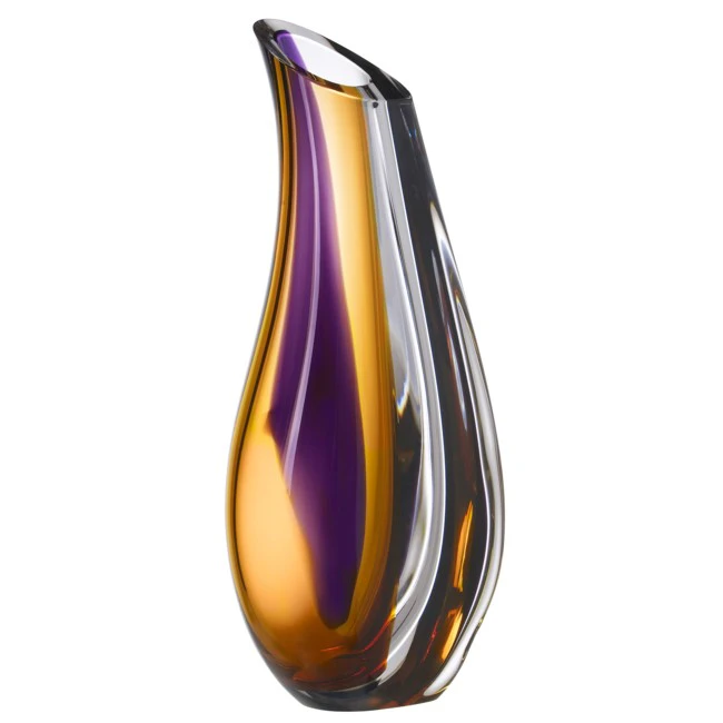 Kosta Boda Orchid Vase Stor /Rav -  Vaser Lilla - 7040857