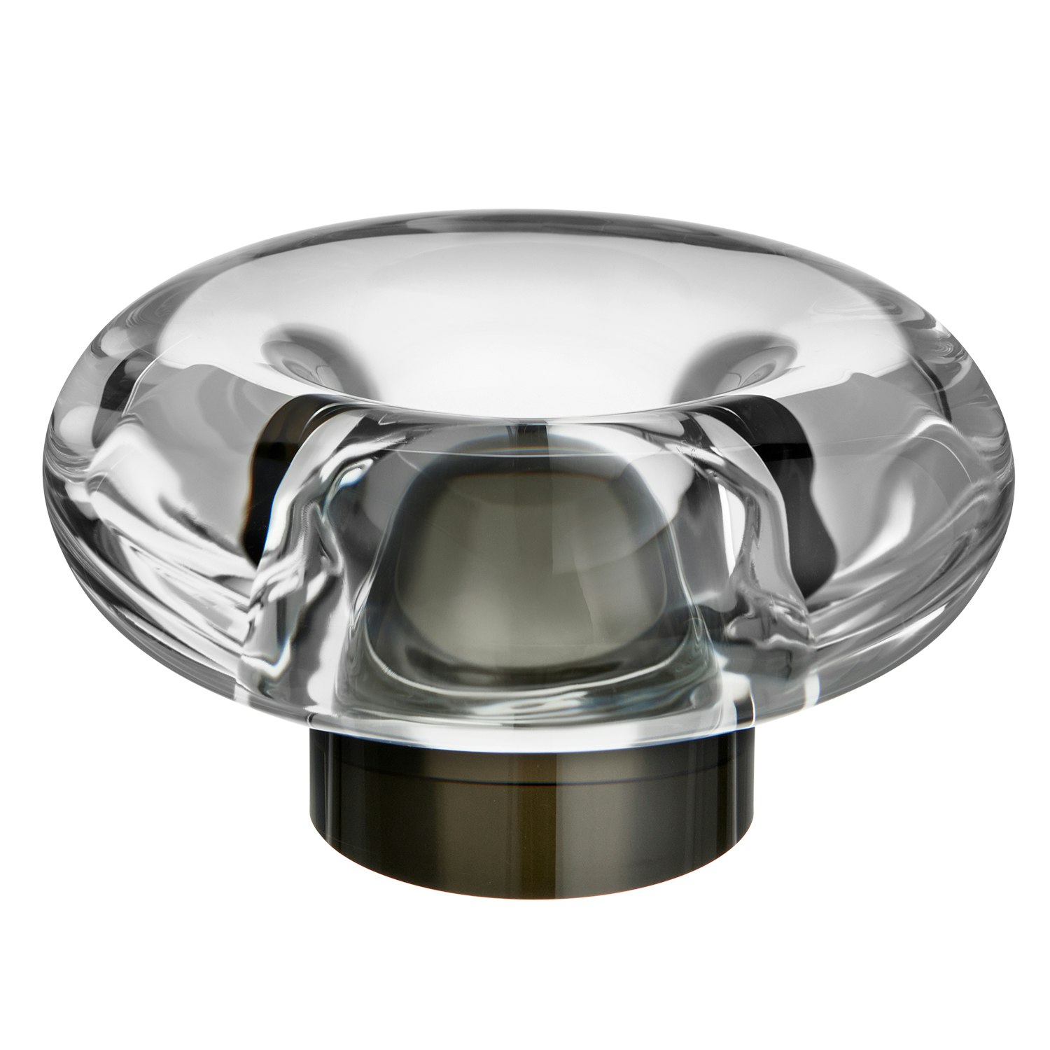 Kosta Boda Orion Lyslykte  -  Lysestaker Glass Gr&aring; - 7062502