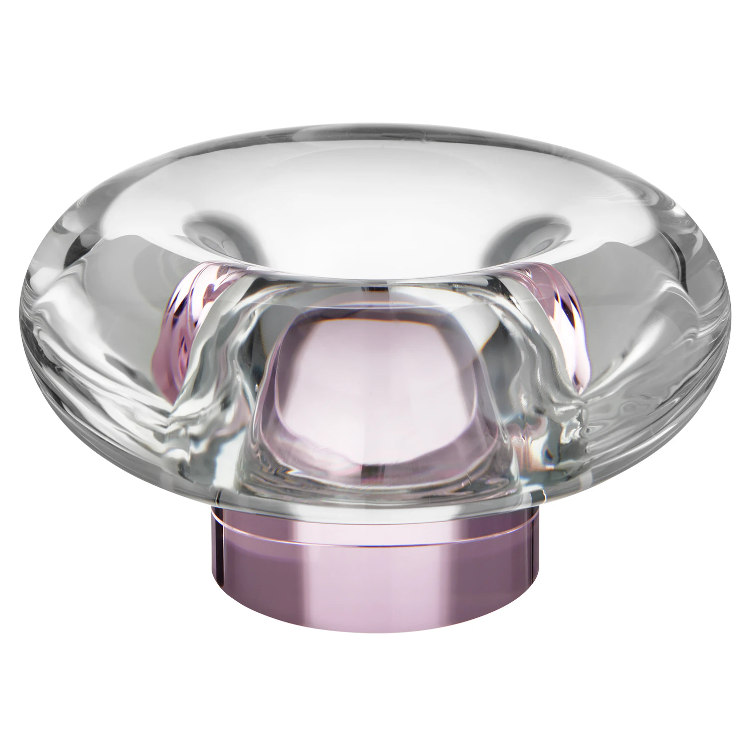 Kosta Boda Orion Lyslykte  -  Lysestaker Glass Rosa - 7062507