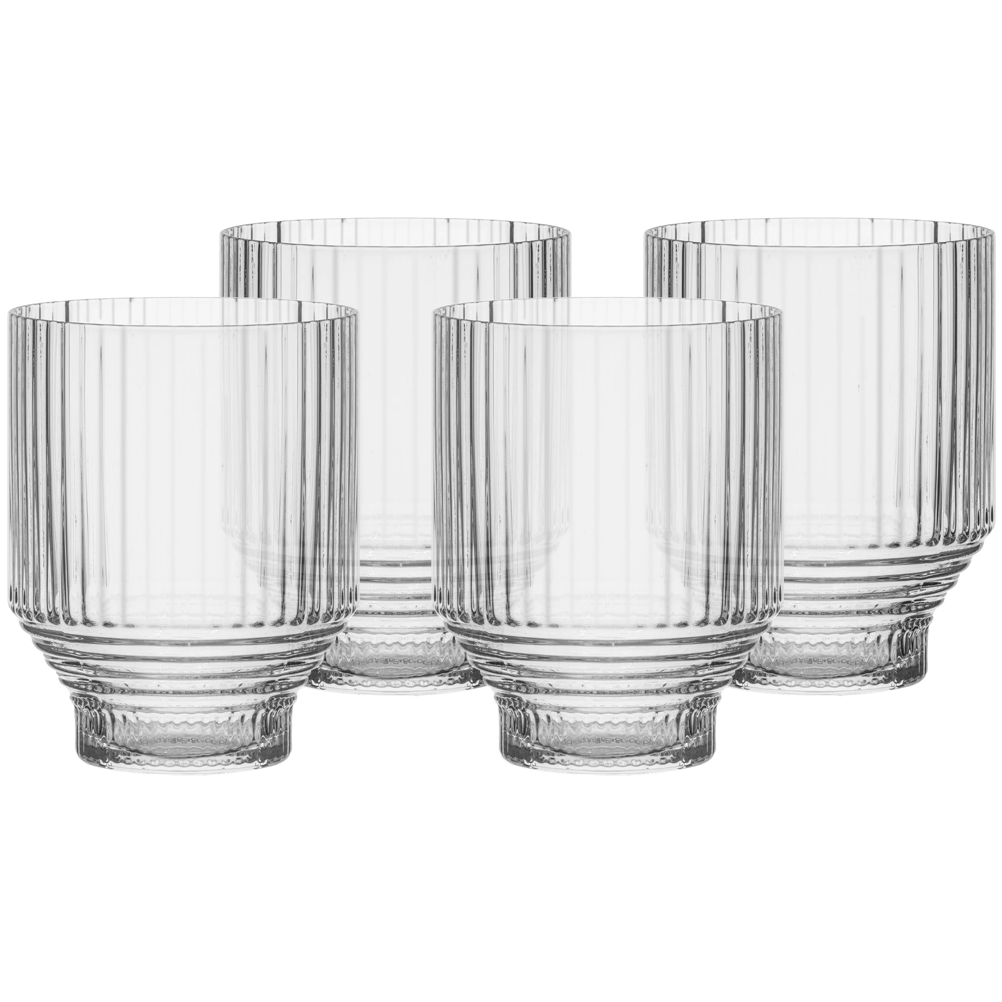 Kosta Boda Pavilion Tumbler 30 Cl 4-pk - Tumblerglass Glass Klar - 7092640