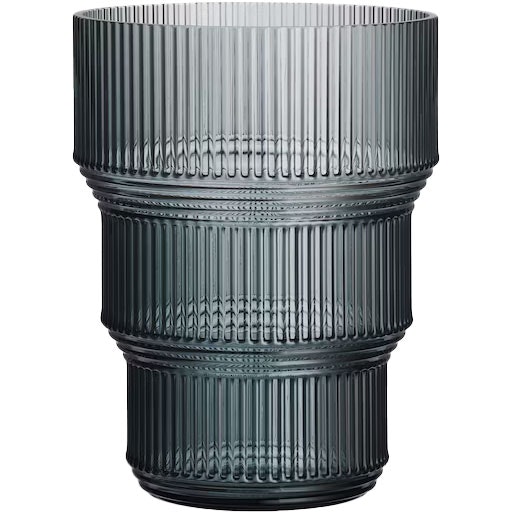 Kosta Boda Pavilion Tulipanvase 173 Mm  -  Vaser Glass Gr&aring; - 7042306