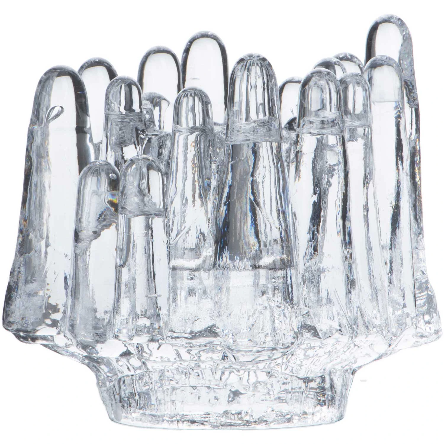 Kosta Boda Polar Lysestake  11,2 Cm  -  Lyslykter Glass Klar - 7062109