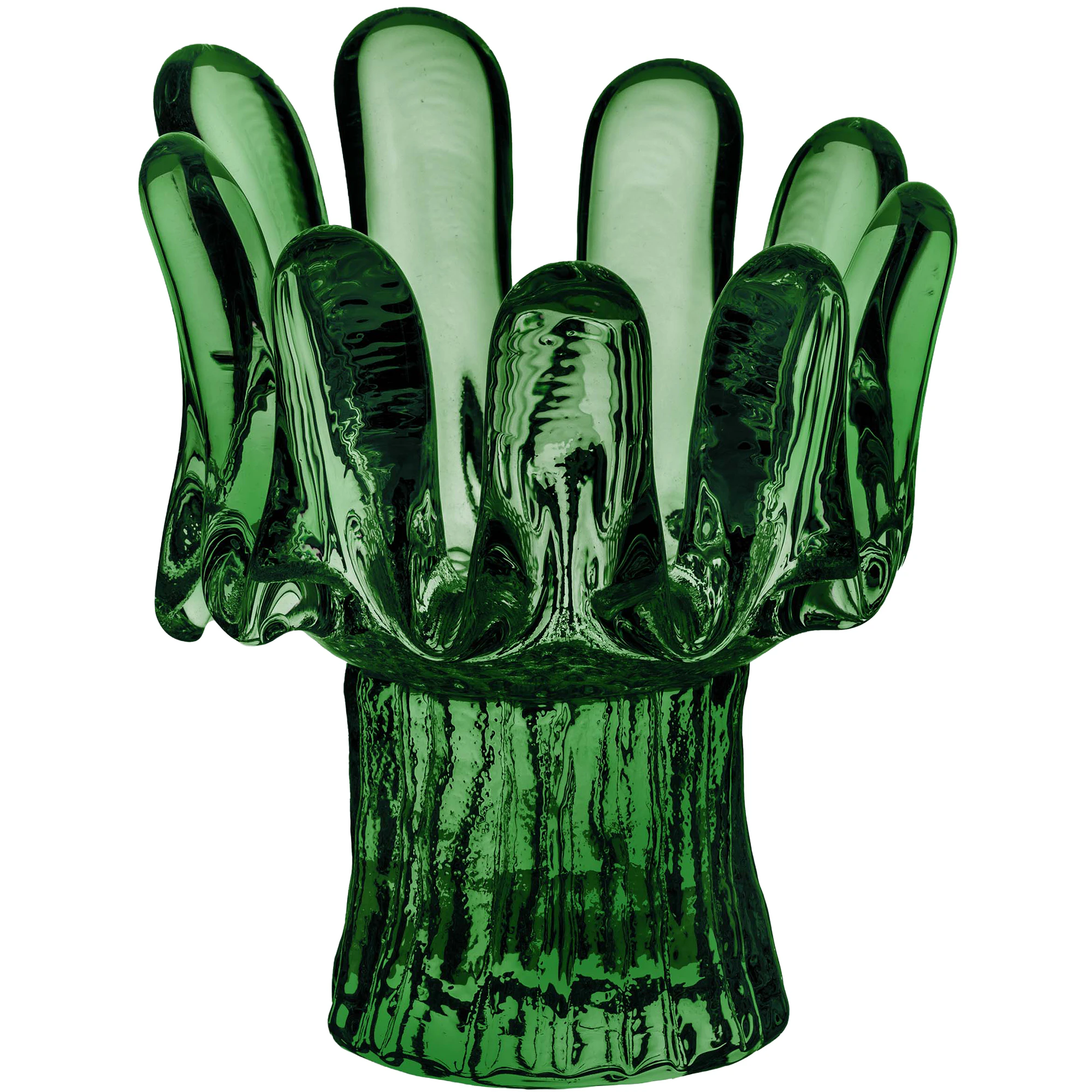 Kosta Boda Sunflower Lyslykte 11,5 Cm Gr&oslash;nn - Lysestaker Glass - 7062609