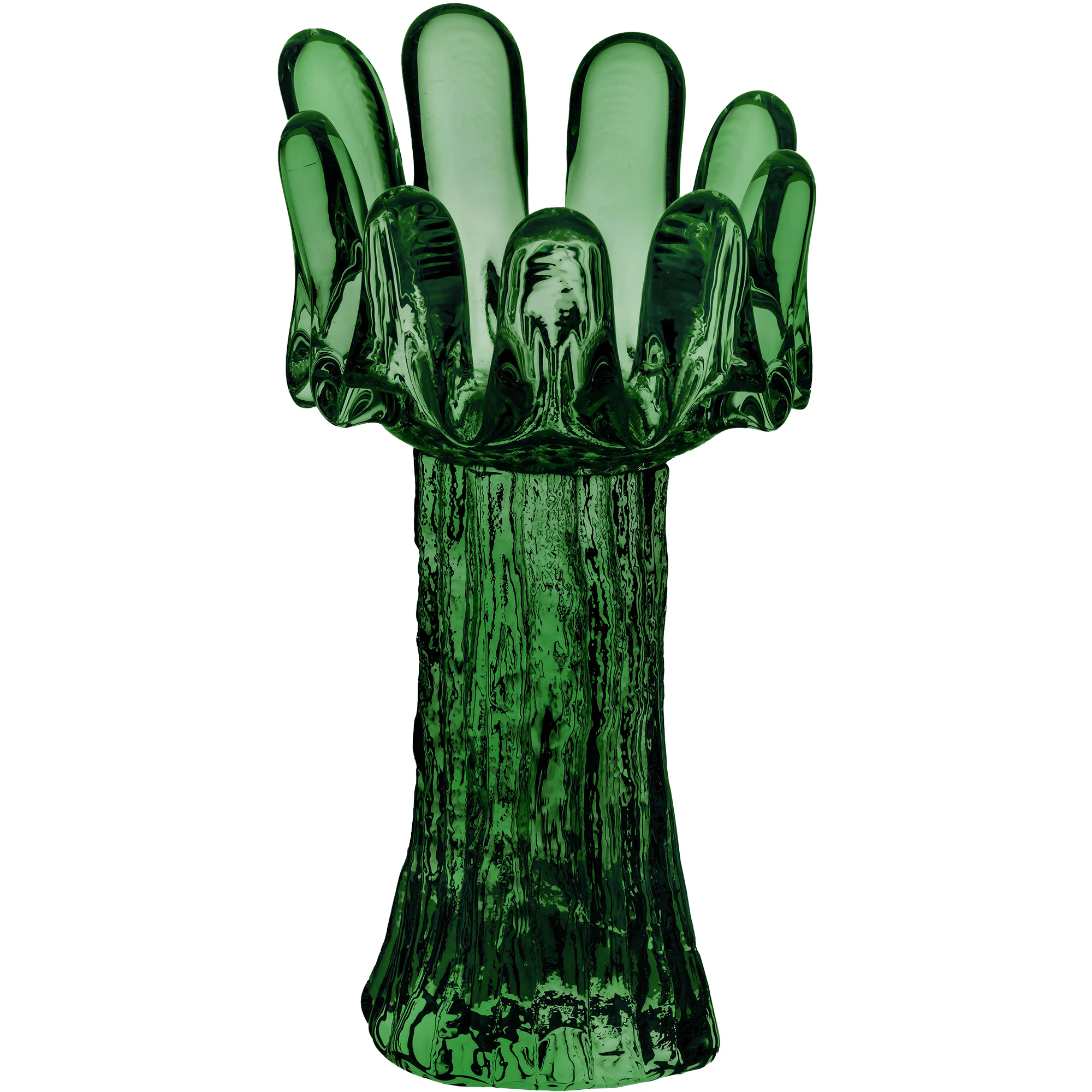 Kosta Boda Sunflower Lyslykte 18 Cm Gr&oslash;nn - Lysestaker Glass - 7062618