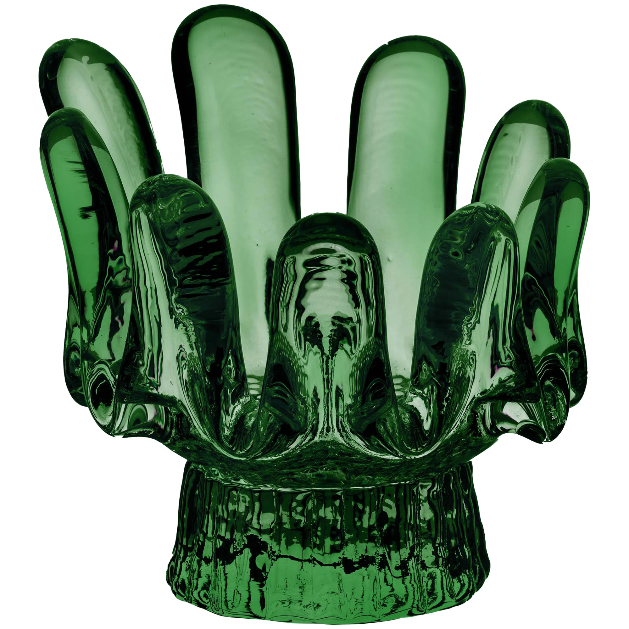 Kosta Boda Sunflower Lyslykte 9,2 Cm Gr&oslash;nn - Lysestaker Glass - 7062608