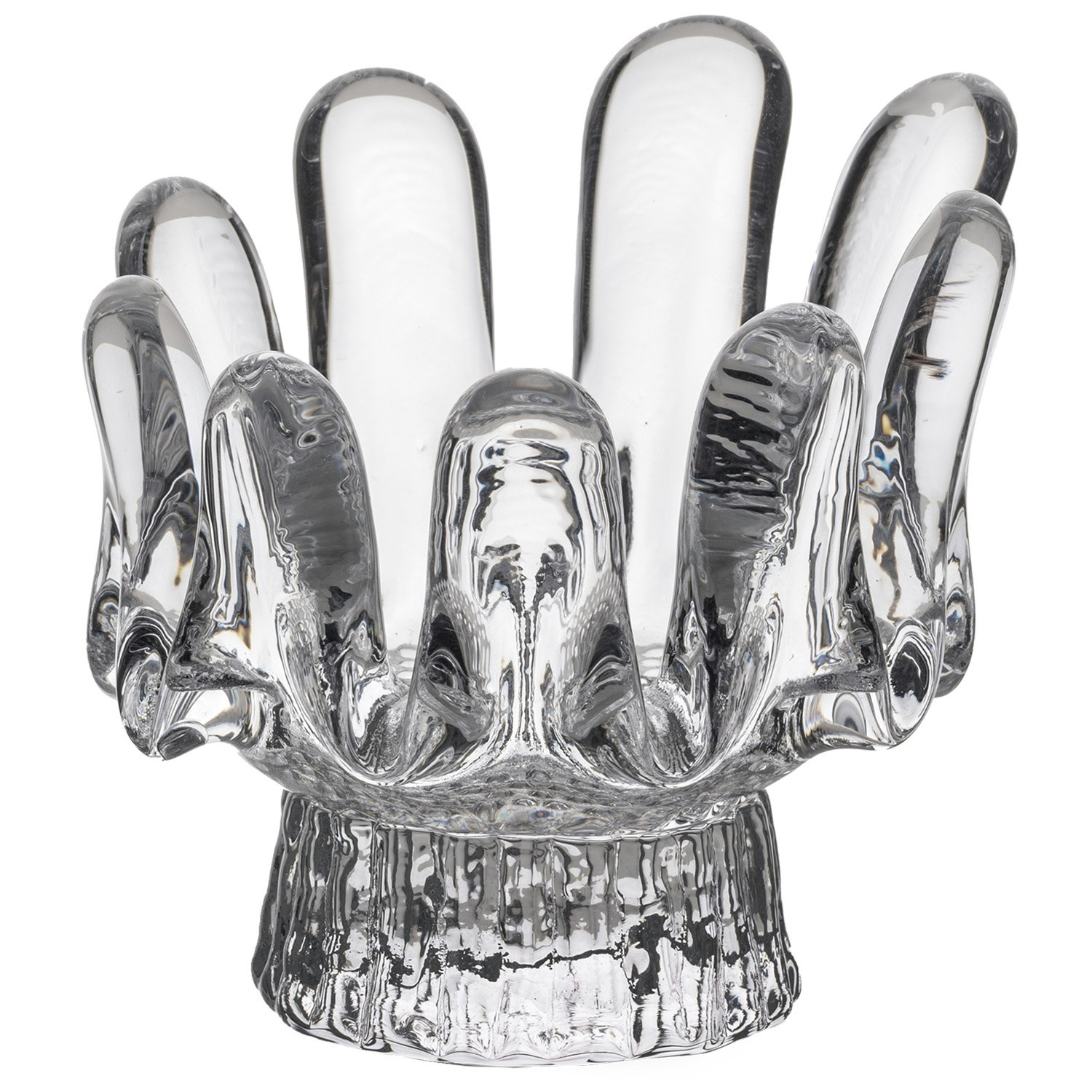 Kosta Boda Sunflower Lyslykte Laget Av Krystallglass 9,2 Cm  -  Lysestaker Resirkulert Glass Klar - 7062512