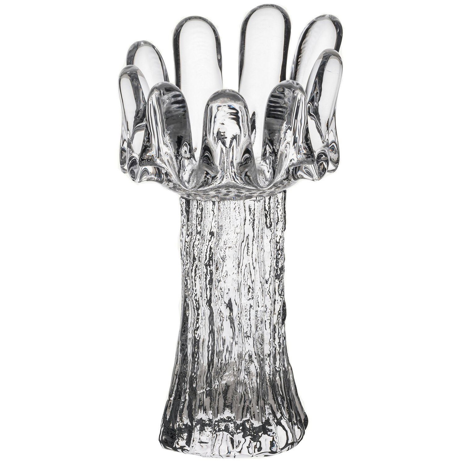 Kosta Boda Sunflower Lyslykte 18 Cm  -  Lysestaker Resirkulert Glass Klar - 7062514