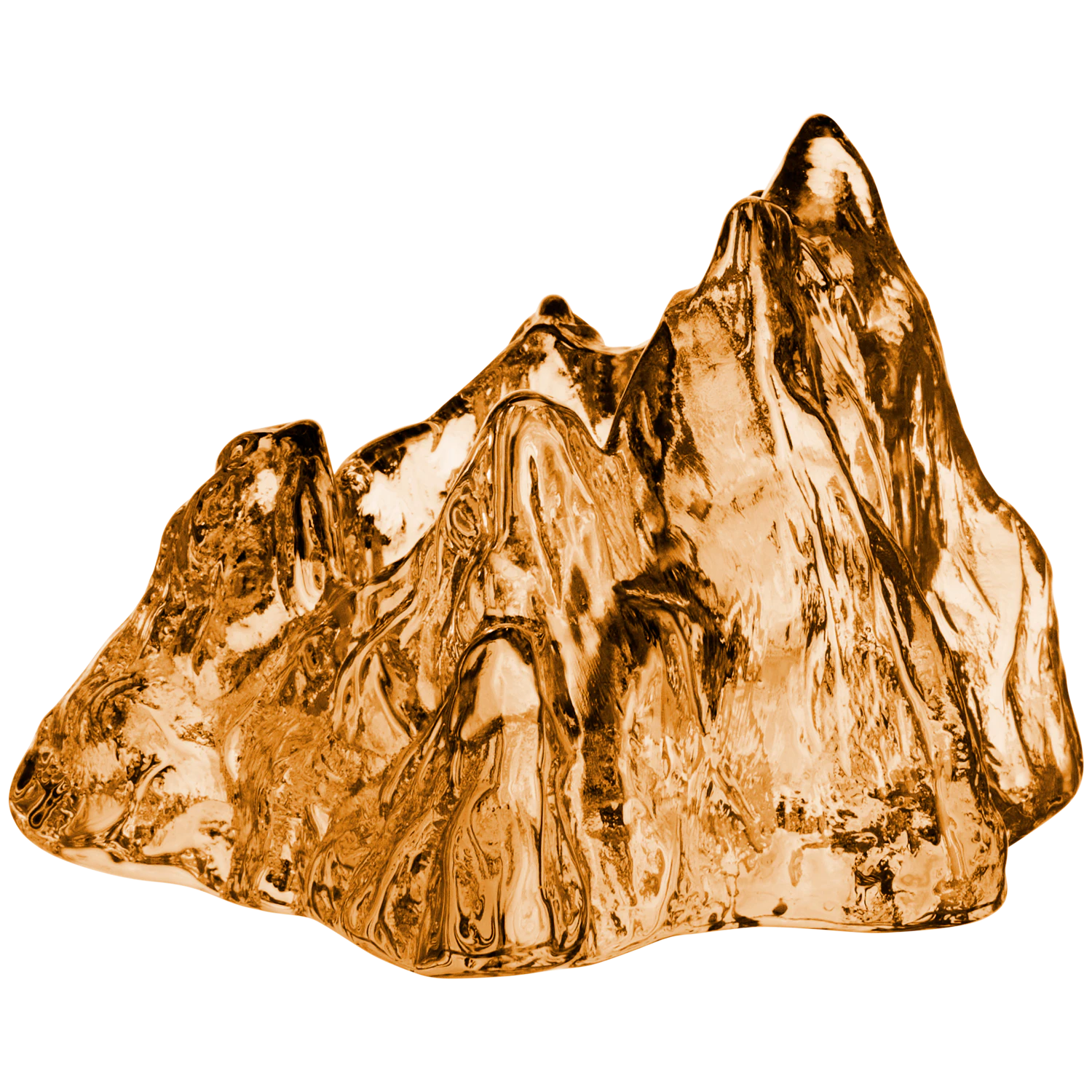 Kosta Boda The Rock Lanterne Farget -  Lyslykter Glass Bronse - 7062325