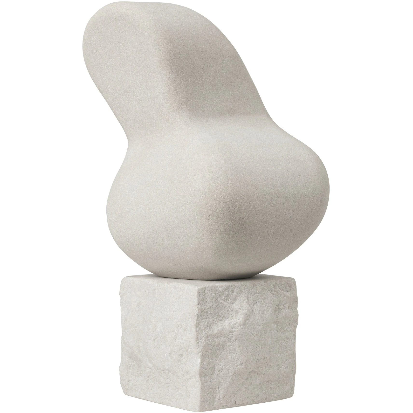 Kristina Dam Studio Momentum Skulptur Lysegr&aring; -  Skulpturer Sandsten Lys Gr&aring; - 132000224