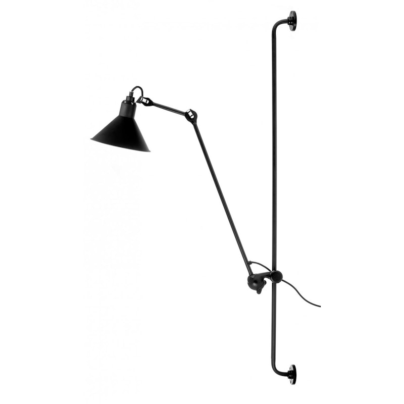 Lampe Gras N°214 Vegglampe, Svart