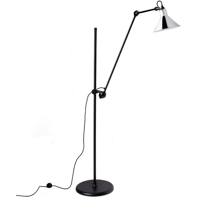 La Lampe Gras N°215 Gulvlampe, Svart / Chrome