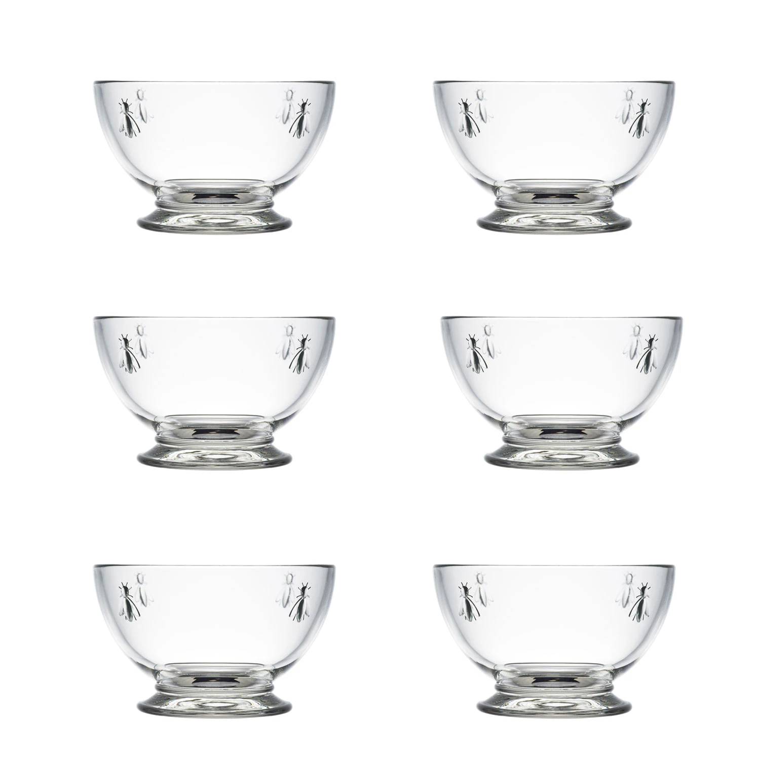 La Rochere Abeille Dessertsk&aring;l 60 Cl 6-pk -  Dessertsk&aring;ler Glass Klar - 630301