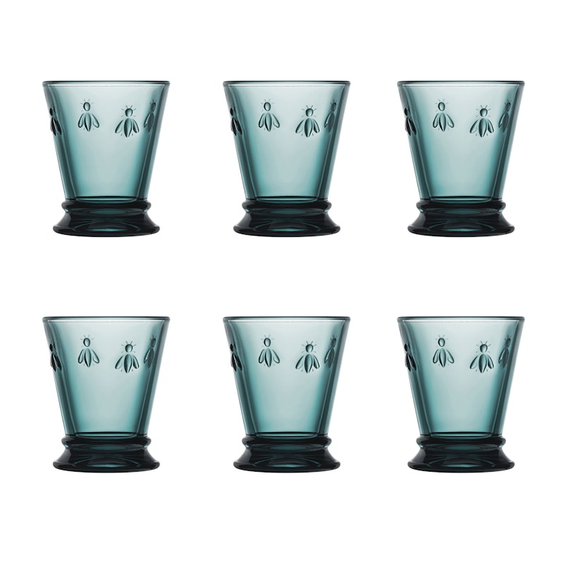 Abeille Drikkeglass 6-pk, Mørkeblå