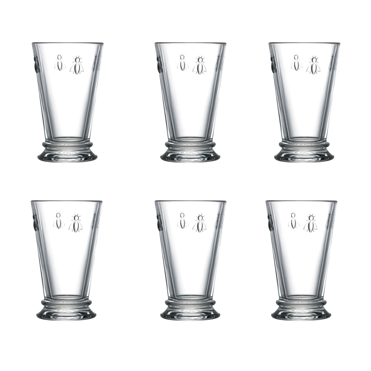 La Rochere Abeille Longdrink 31 Cl 6-pk -  Highballglass & Longdrinkglass Glass Klar - 606701