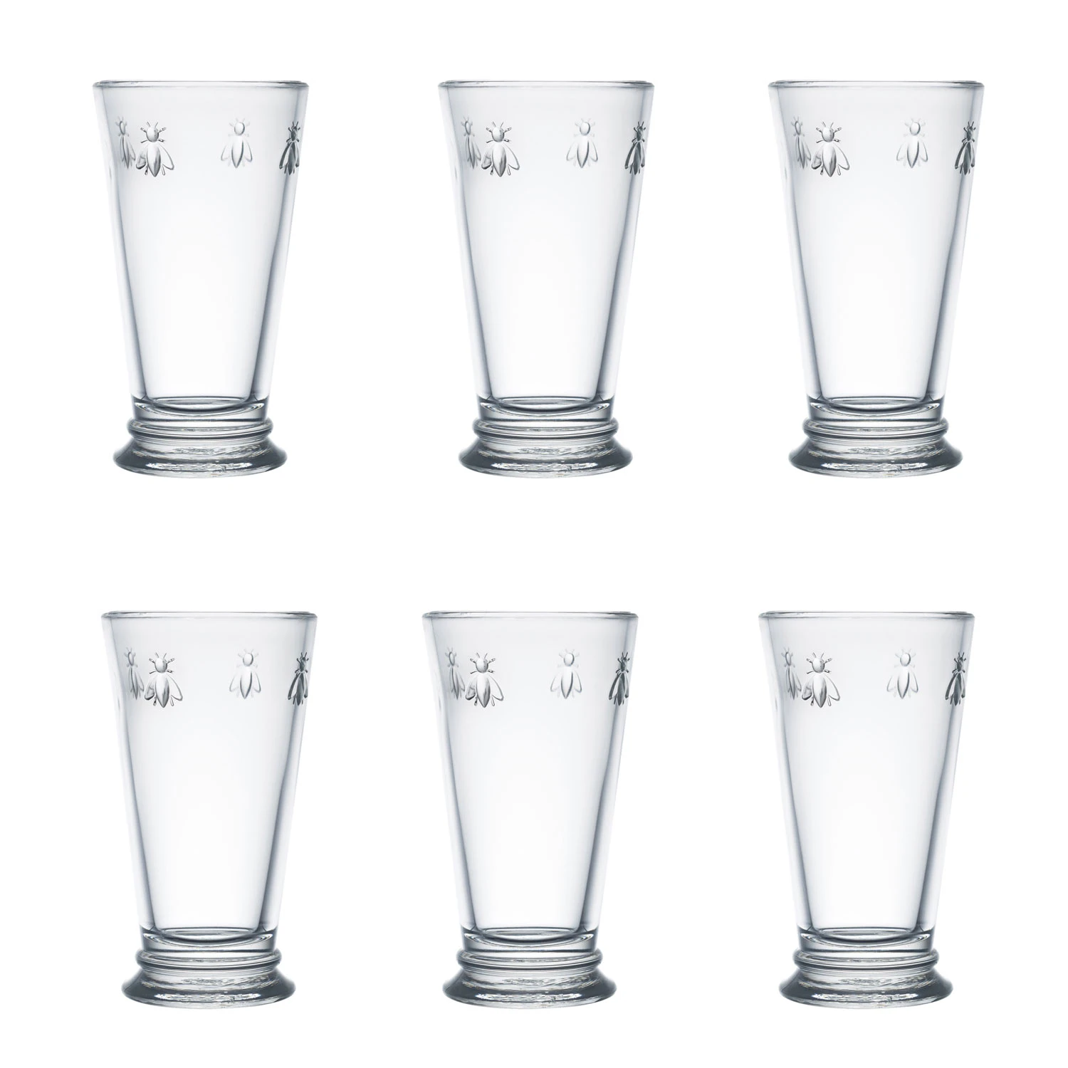 La Rochere Abeille Longdrink 46 Cl 6-pk -  Highballglass & Longdrinkglass Glass Klar - 622201
