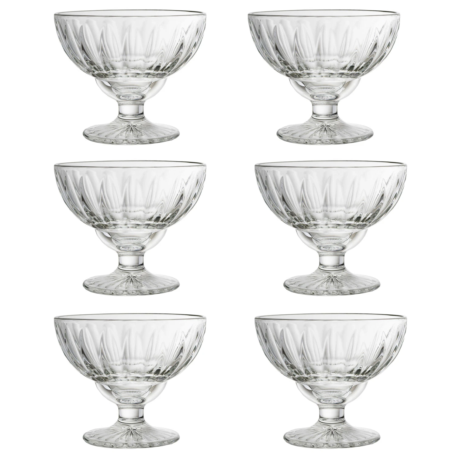 La Rochere Elise Dessertsk&aring;l 40 Cl 6-pk -  Dessertsk&aring;ler Glass Klar - 618601