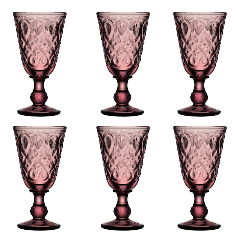 Lyonnais Vinglass 6-pk, Amethyst