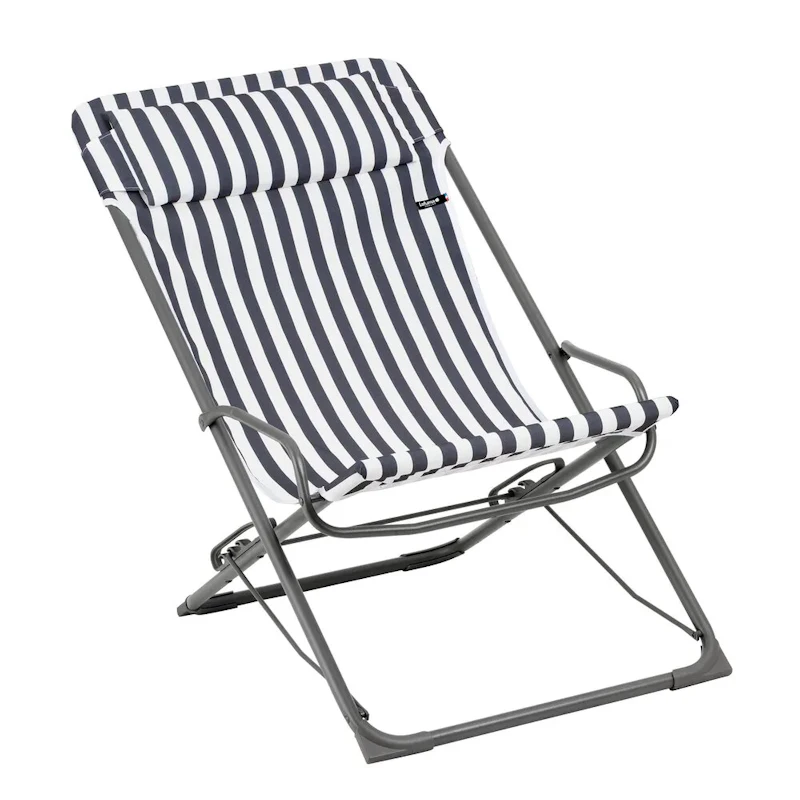 Transaswing Folding Rocking Deckchair, Grey