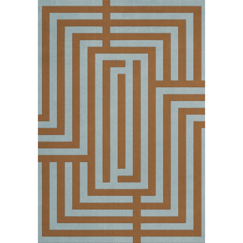 Letters Ullteppe 200x300 cm, Teal Umber
