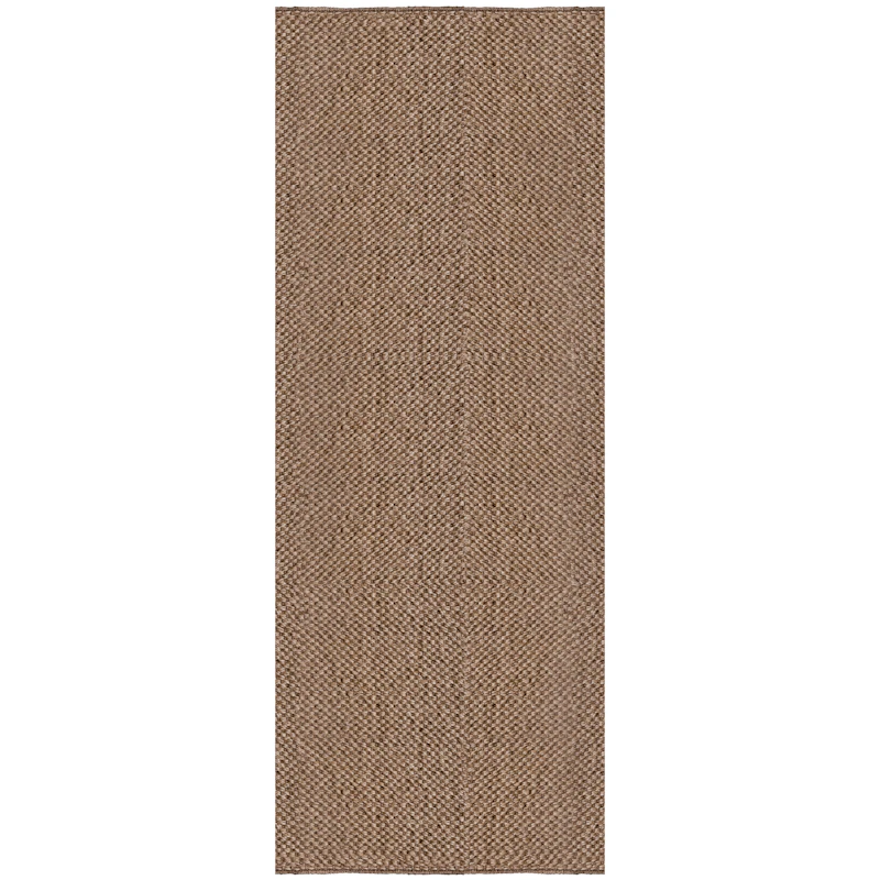 Basket Weave Sisalteppe 75x240 cm, Brun