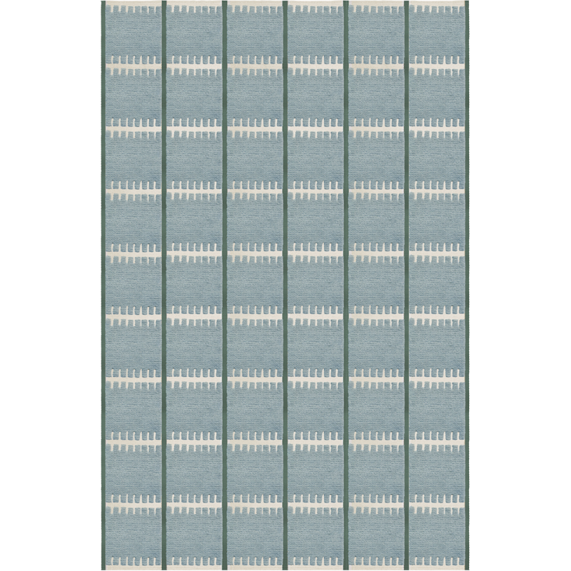 Lilly Ullteppe 200x300 cm, Blå