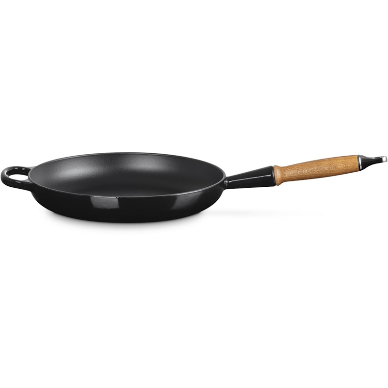 Signature Stekepanne Med Trehåndtak 28 cm, Sort