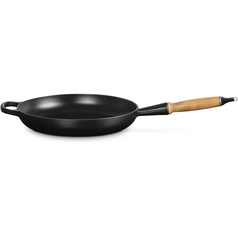 Signature Stekepanne Med Trehåndtak 28 cm, Matt Sort