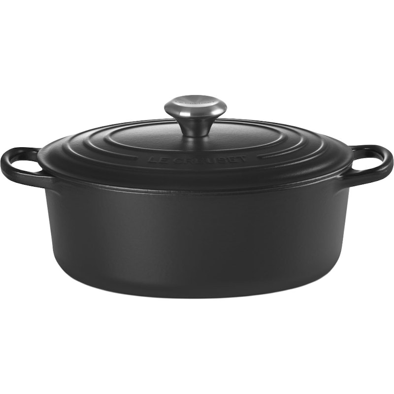 Signature Gryte Oval 27 cm, Matt Sort