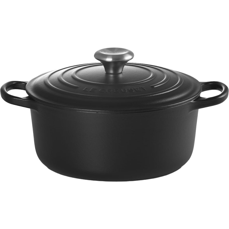 Signature Gryte Rund 24 cm, Matt Sort
