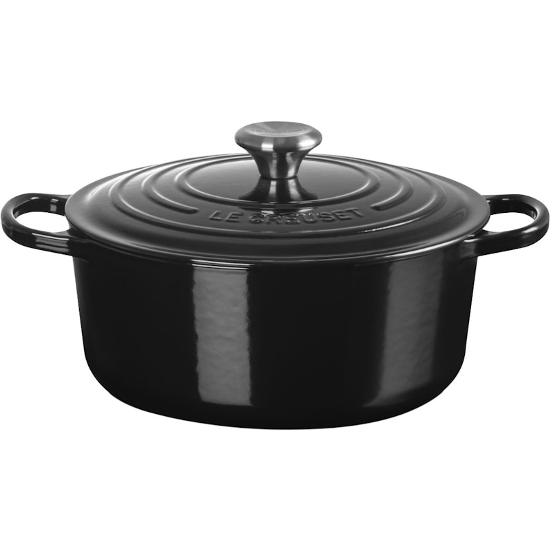 Signature Gryte Rund 26 cm, Sort